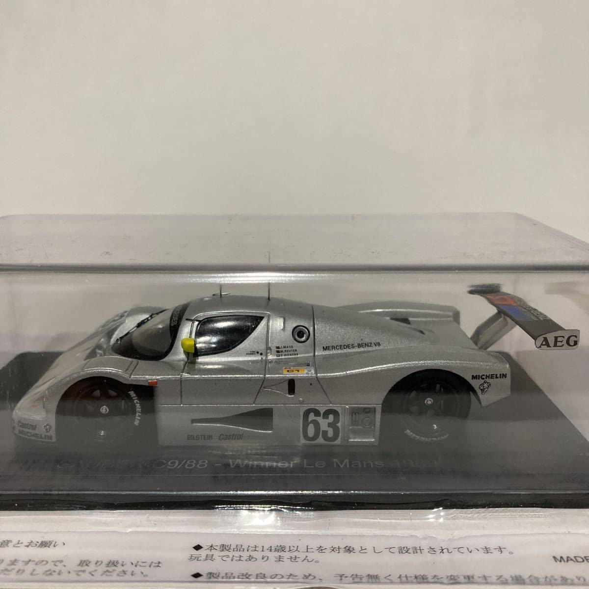 Sauber Mercedes C9 1989 ル・マン優勝 ミニカー Sauber Mercedes C9 1989 ル・マン優勝 ミニカー Sauber Mercedes C9